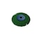 Dedeco Sunburst Radial Bristle Discs 2 in Curved Tc 3-Ply Dark Green 50 Grit A/O 1/Unit 2244 - alternate 1